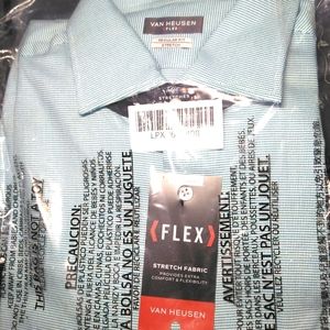 Mens Van Heusen long sleeve NWT dress shirt